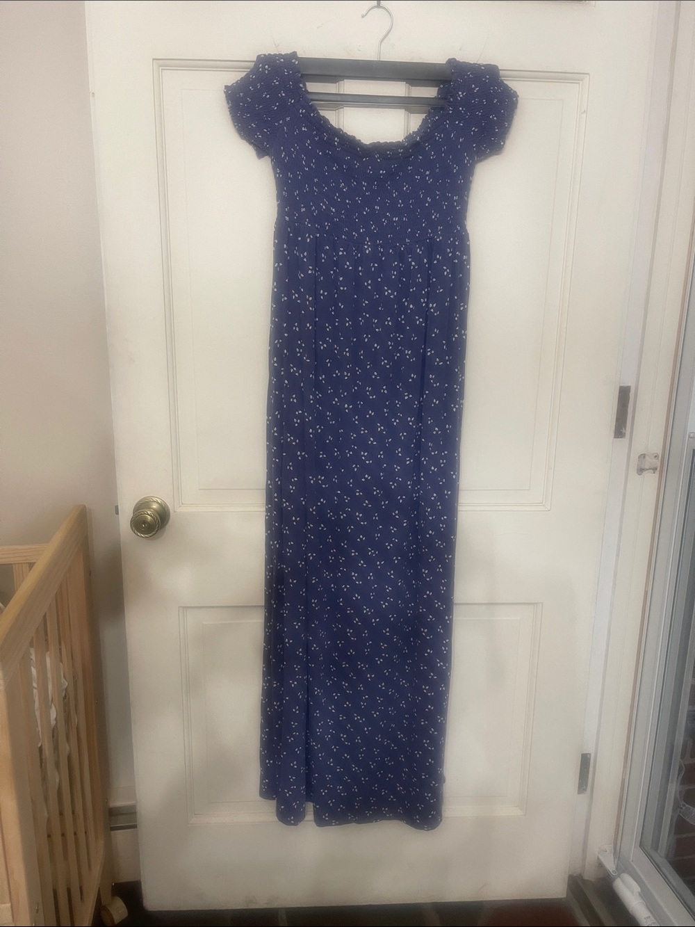 Isabel Maternity by Ingrid & Isabel Navy Floral Maxi Dress